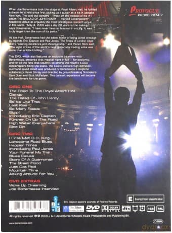 Joe Bonamassa: Live From the Royal Albert Hall (digipack)