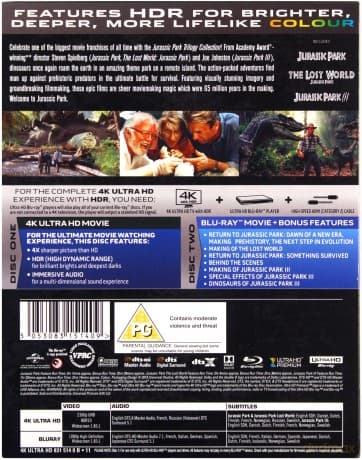 Park Jurajski Trylogia 1-3 (Park jurajski / Zaginiony świat: Park jurajski / Park jurajski 3)