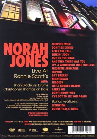 Norah Jones: Live At Ronnie Scott's (PL)