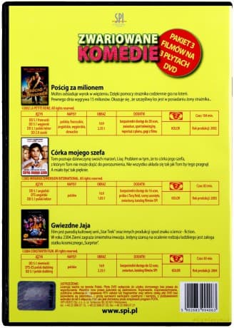 Zwariowane komedie: Gwiezdne Jaja / Pościg za milionem / Córka mojego szefa