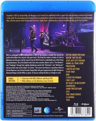 ZZ Top: Live At Montreux 2013 [Blu-Ray]