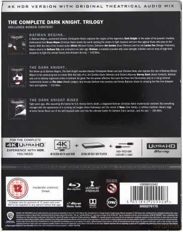 Mroczny Rycerz Trylogia: Batman Początek / Mroczny Rycerz / Mroczny Rycerz Powstaje