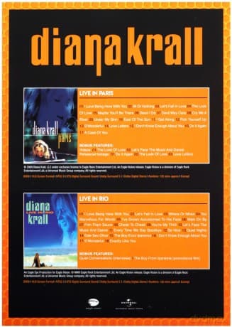 Diana Krall: Live In Paris & Live In Rio