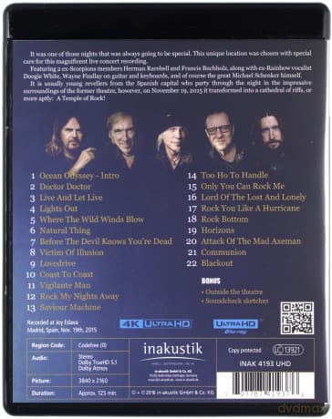 Michael Schenker: Temple of Rock Live In Madrid