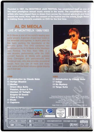 Al Di Meola: Montreux 1986/89/93