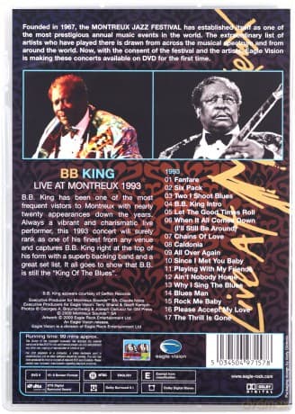 BB King: Live At Montreux 1993 [DVD]