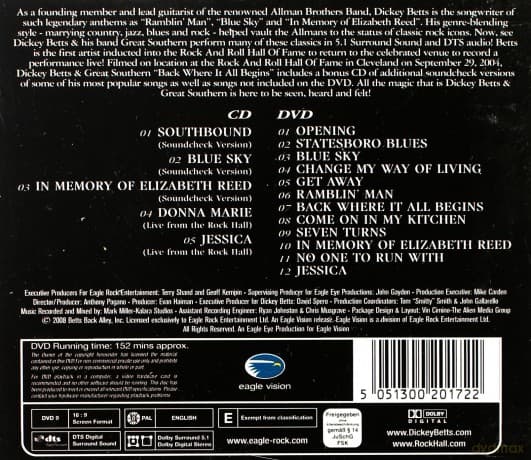 Dickey Betts: Back Where It