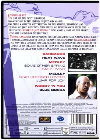 Tommy Flanagan: Norman Granz