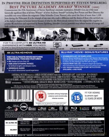 Lista Schindlera (25th Anniversary Edition)