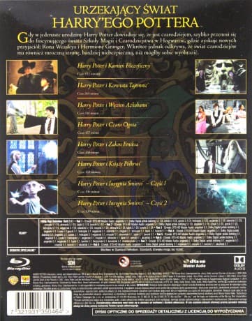 Harry Potter. Pełna Kolekcja 8 Filmów