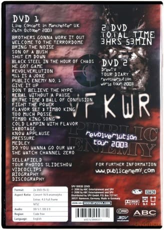 Public Enemy: Manchester Uk Live