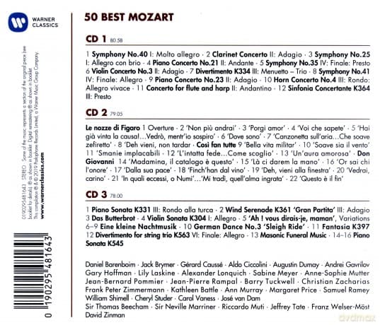 50 Best Mozart