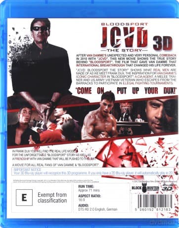 JCVD: Bloodsport The Story 3D