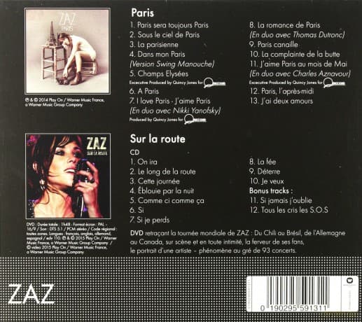 Zaz: Coffret: Paris & Sur La Route