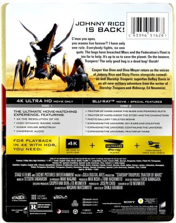 Żołnierze Kosmosu: Zdrada na Marsie (Starship Troopers: Traitor of Mars) (steelbook)