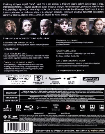 Gra o Tron Sezon 8 (steelbook)