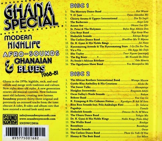 Ghana Special, Modern Highlife, Afro? (digipack)