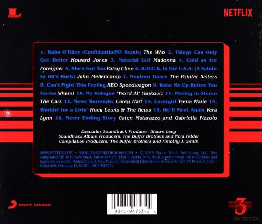 Stranger Things Season 3 soundtrack
