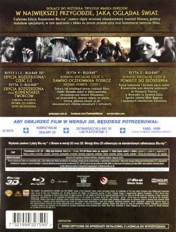 Hobbit: Trylogia Wydanie Rozszerzone 3D Pakiet