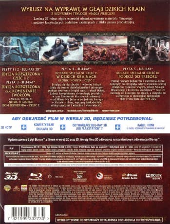 Hobbit: Trylogia Wydanie Rozszerzone 3D Pakiet