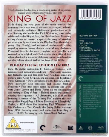 The King Of Jazz (1930) (Criterion Collection) (Król jazzu)