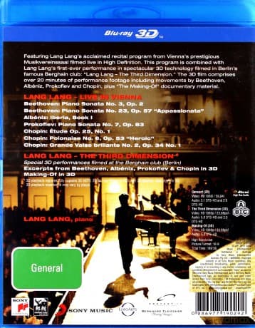 Lang Lang: Lang Lang Live In Vienna