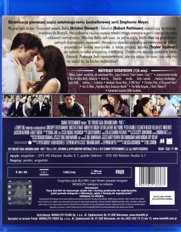 Zmierzch 4: Przed Świtem - Część 1