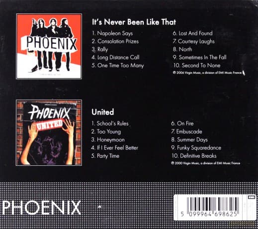 Phoenix: It's Never Been Like That / United. Limited Edition