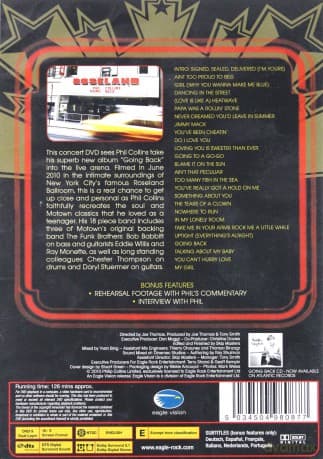 Phil Collins: NYC Going Back Live At Roseland Ballroom