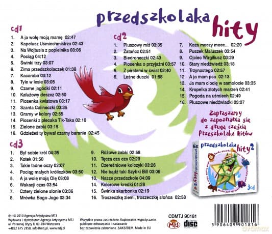 Majka Jeżowska, Fasolinki, Zespół Gawęda i inni: Przedszkolaka hity