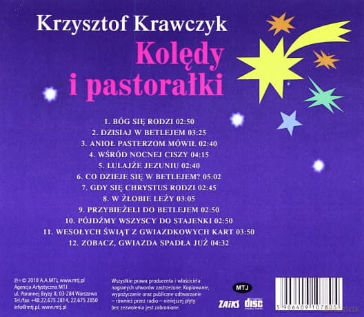 Krzysztof Krawczyk: Kolędy i pastorałki