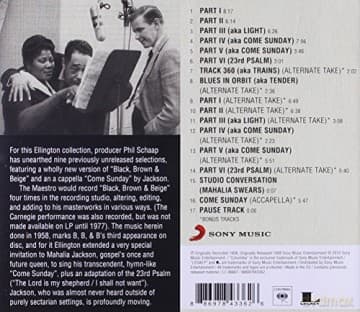 Duke Ellington: Black, Brown, & Beige