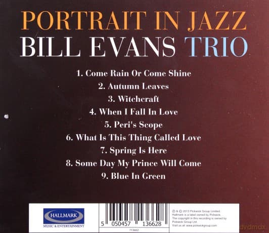 Bill Evans Trio: Portrait In Jazz
