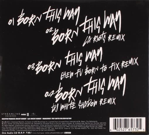 Lady Gaga: Born This Way (ecopack)