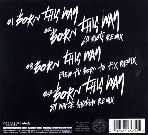 Lady Gaga: Born This Way (ecopack)