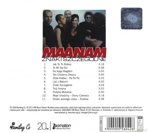 Maanam: Znaki Szczególne (digipack)
