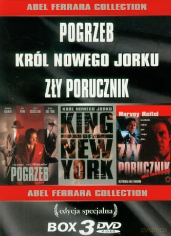 Kolekcja Abel Ferrara: Pogrzeb / Król Nowego Yorku / Zły porucznik BOX
