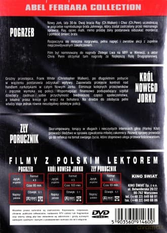 Kolekcja Abel Ferrara: Pogrzeb / Król Nowego Yorku / Zły porucznik BOX