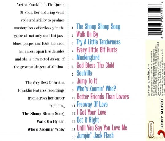 Aretha Franklin: Aretha Franklin - The Very Best Of