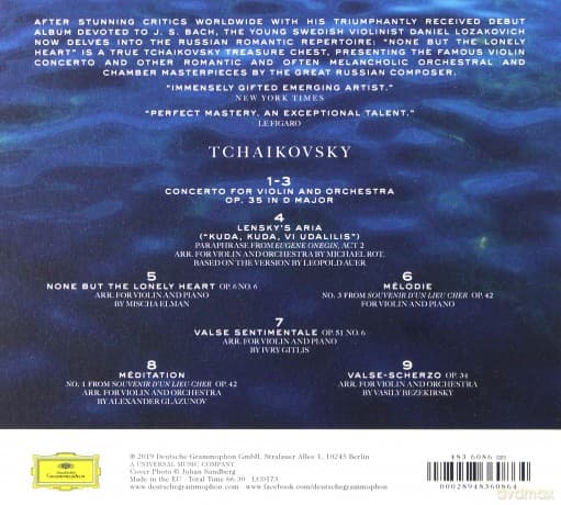 Daniel Lozakovich: None But The Lonely Heart