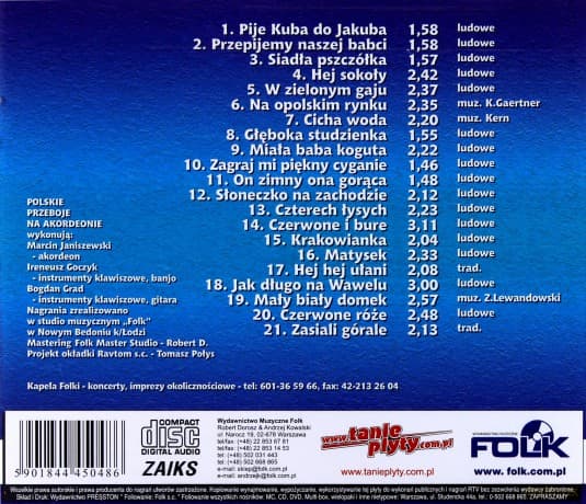 Polskie przeboje na akordeonie 1