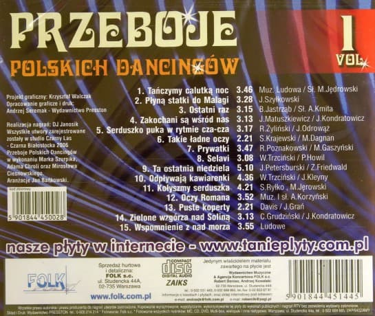 Przeboje polskich dancingów vol.1