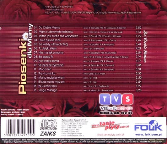 Piosenki dla mamy - Do Ciebie Mamo