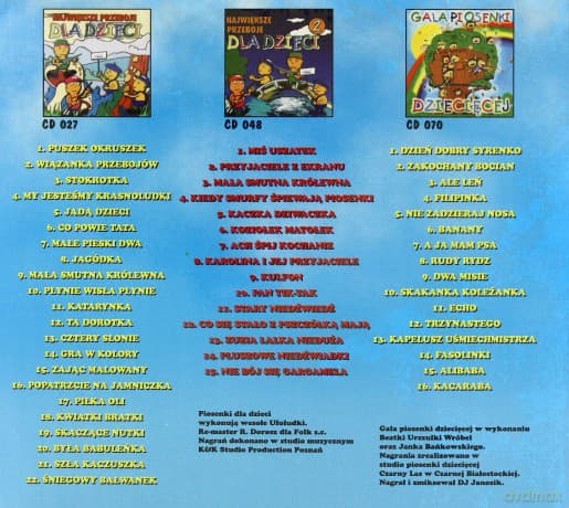 Największe przeboje dla dzieci