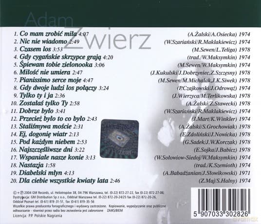 Adam Zwierz: Platynowa Kolekcja