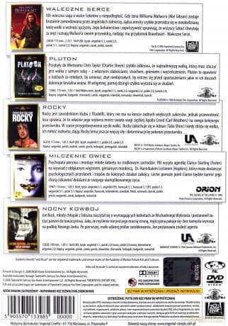 Braveheart Waleczne Serce / Pluton / Rocky / Milczenie Owiec / Nocny kowboj