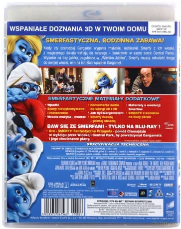 Smerfy film pełnometrażowy 3D