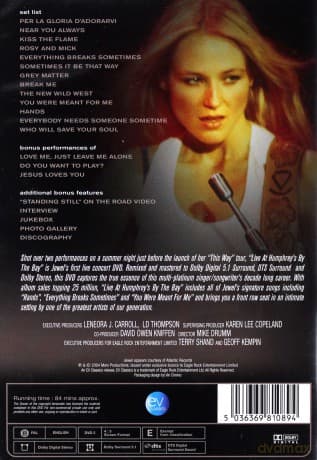 Jewel: Live At Humphrey's By The Bay Live