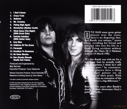 Ozzy Osbourne: Tribute